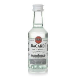 Rum Bacardi Carta Blanca 50ml